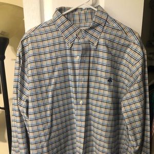 Brooks Brothers Large Plaid Oxford Button Down